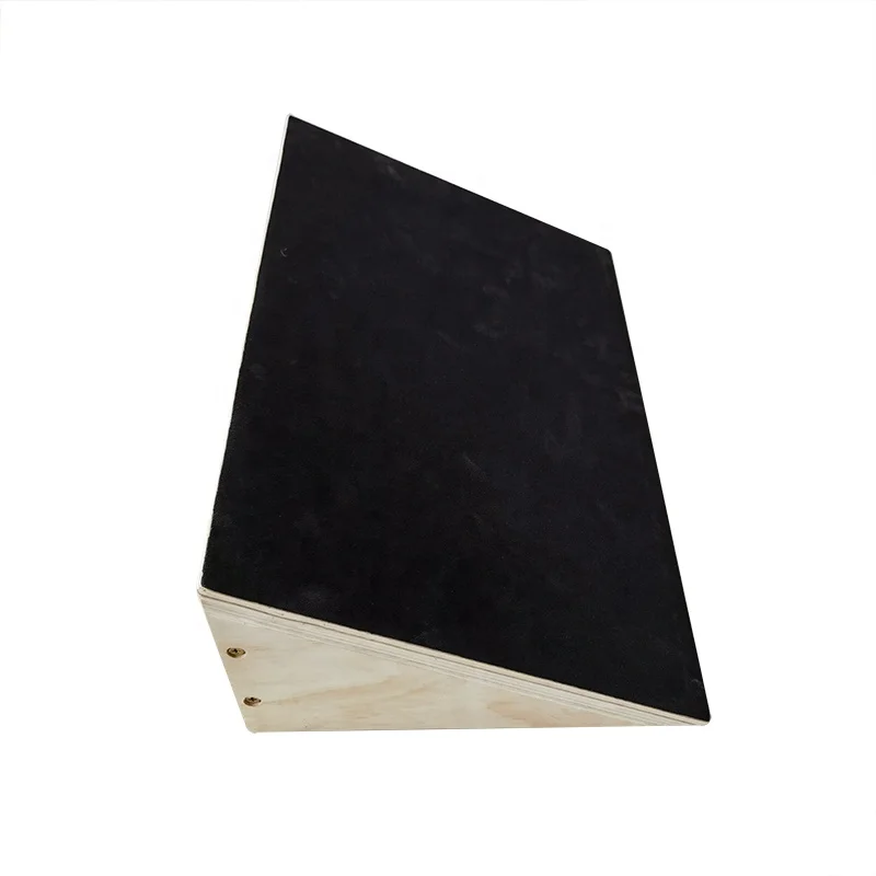 Fitness Non Slip Deadlift Weightlifting Squat Wedge Block Wooden Slant Board