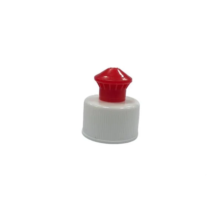 ZA-702 red and white pull cap push 24mm 28mm pull cap plastic water bottle cap push pull hot sale in USA