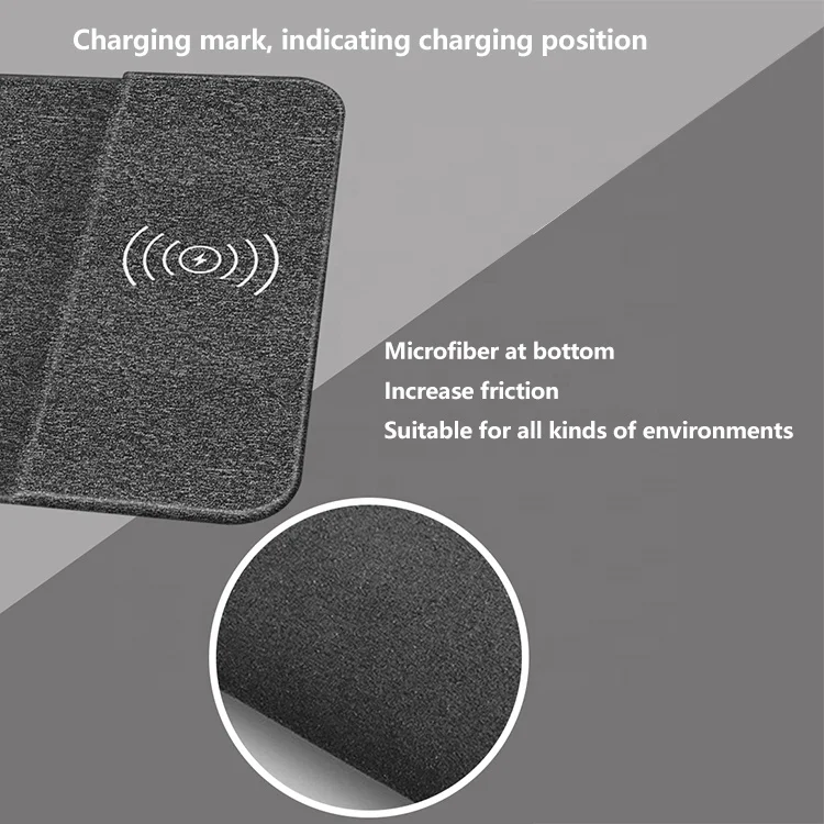  Новинка Беспроводное зарядное устройство для мобильного телефона коврик мыши клавиатуры компьютерный игровой