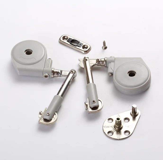 Hydraulic Cabinet Lift Support Rod Flip Hinge Tatami Soft Close Lid Stay Flip Hinge For Toy Box