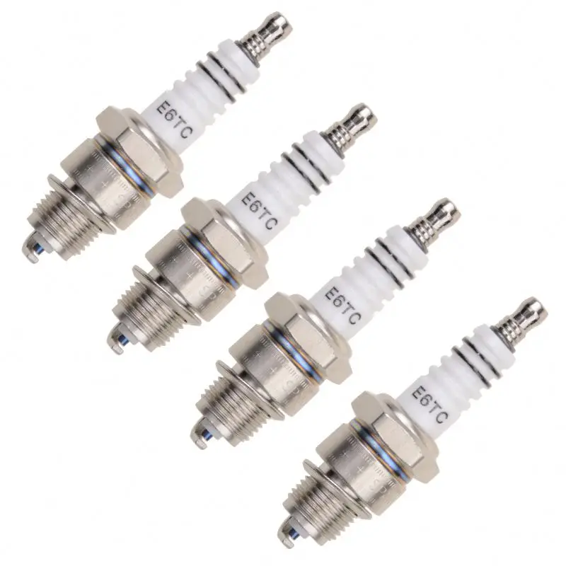 Hot Sale GOOFIT Spark Plug E6TC Replacement For 50-110cc ATV Ignition Plug Moped Scooter Go Kart Dirt Bike 4Pcs/Set