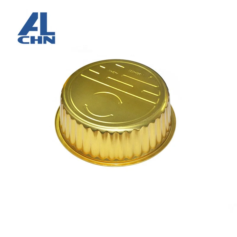 
ALCHN Round Foil Pans - Disposable Aluminum Foil Cake Trays - Freezer & Oven Safe - for Baking, Cooking 