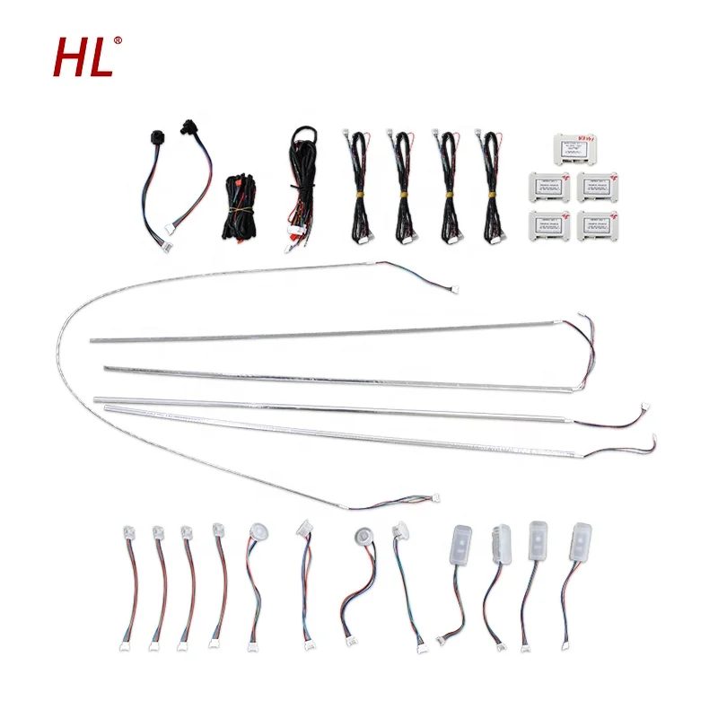 2022 New High Quality   64 Colors  Car Accessories Interior Decoration  Light Kit Ambient Light For Toyota Corolla