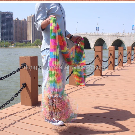 3.5M-6.5M Traditional  nylon multifilament cast net Factory Price fishing Net Throw High Quality Casting net