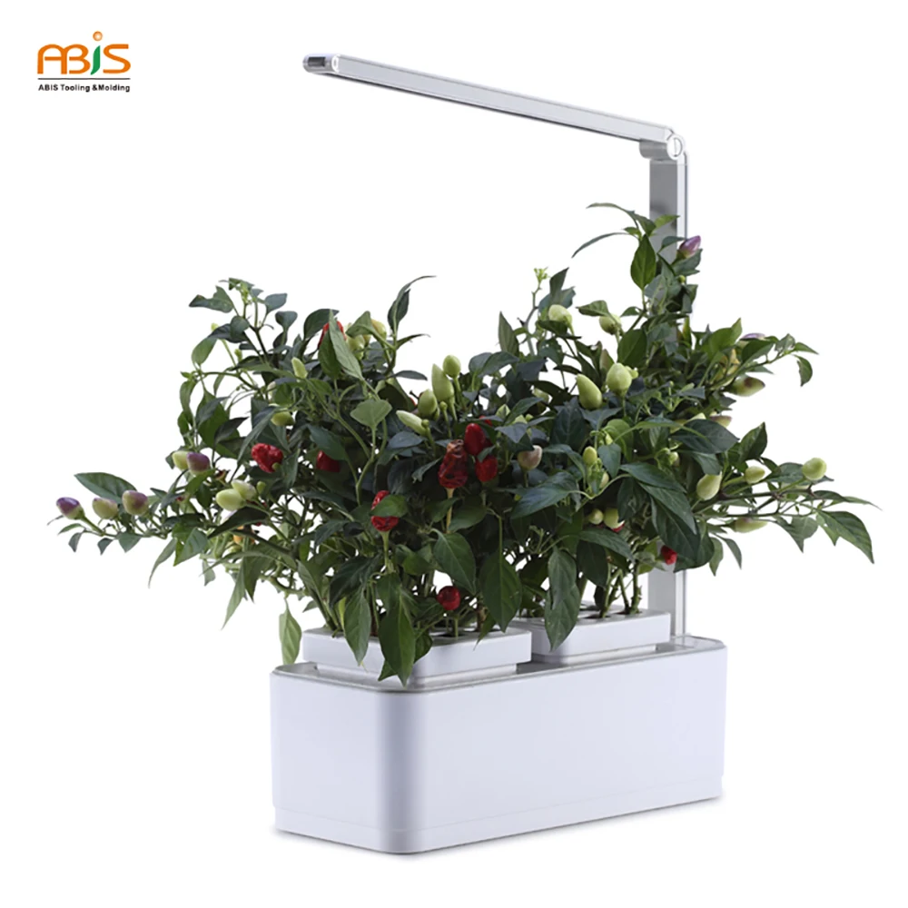 manufacturer LED potato flower pots plastic led light flower pot hydro self watering flower pots