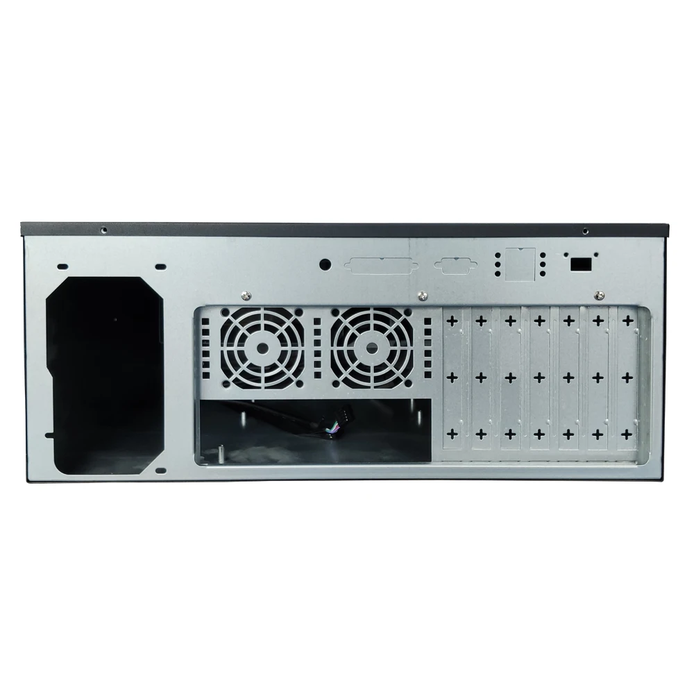 Горячая Распродажа DAOHE 4u стойка Монтируемое серверное шасси Поддержка питания PS2 и Atx 12