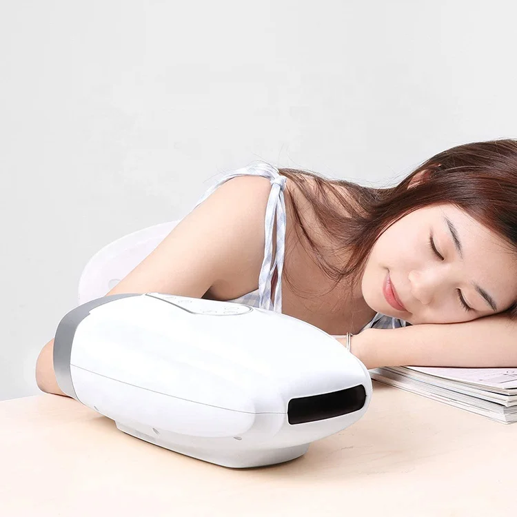 Cordless Electric Compression Hand Massager 6 Levels Pressure Point Therapy Massager for Arthritis Pain Relief Carpal Tunnel