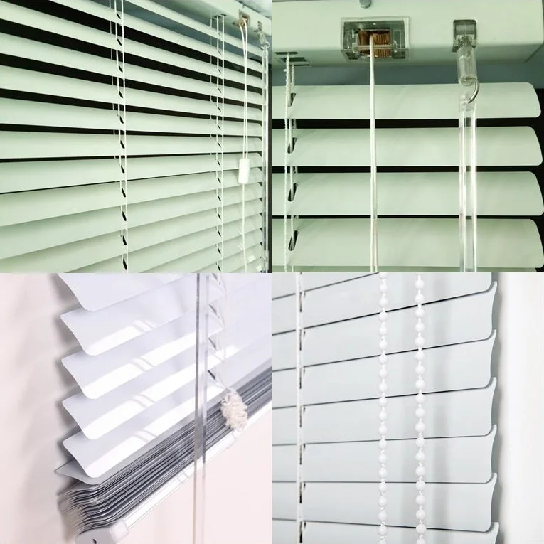 China Wholesale  Window Folding Horizontal Blinds Window Aluminium Slats Venetian Blind Home Decor Aluminum Window Blinds