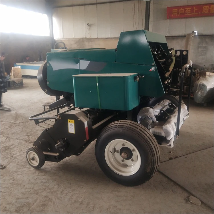 China Straw Bundle Wrapping Machine Baler Compress Machine Grass Wheat Straw Bundling Machine