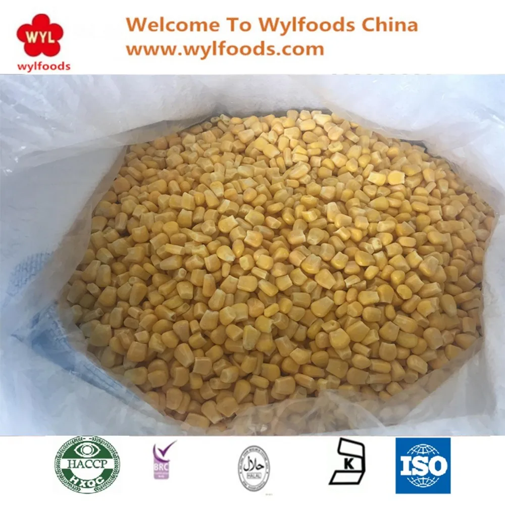 2024 new year new crop frozen sweet corn kernel iqf  sweet corn kernel frozen vegetables