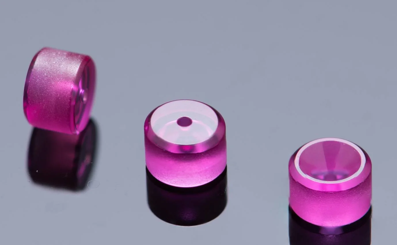 Precision Polished 0.3mm~30mm Round Loose Gemstone Synthetic Ruby Ball