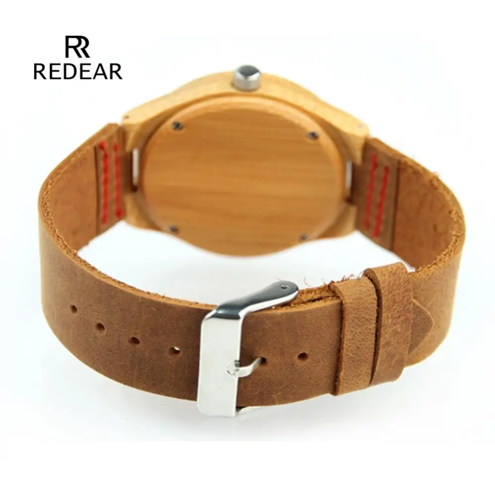 Redear  SJ1448 New Skull Collection Natural Wood Watches Men Leather Lovers Luxury Wristwatch Women