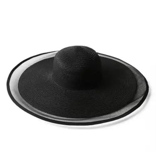 Ruimantike Good Quality Summer Sun Beach Uv Protection Logo Custom Patch Embroidery Mesh Wide Brim Custom Logo Luffy Straw Hat