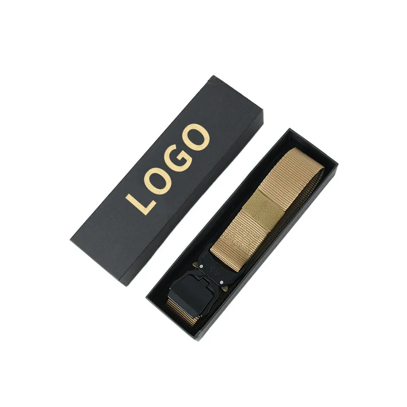 New alloy tactical belt Quick-release nylon belt for outdoor belts