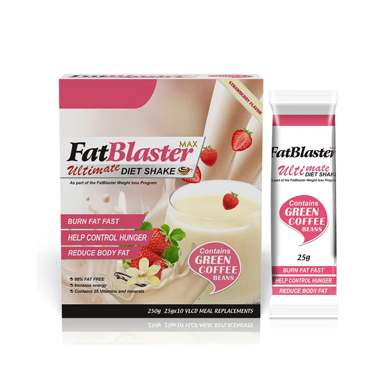 
Private label fat burner meal replacement milk winstown fat blaster Strawberry diet shake for lose weight 