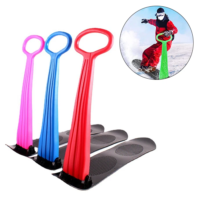 Winter Toys Plastic  fold-Up Grass,Sand Downhill Sliding Ski Scooter Snow Sled Board