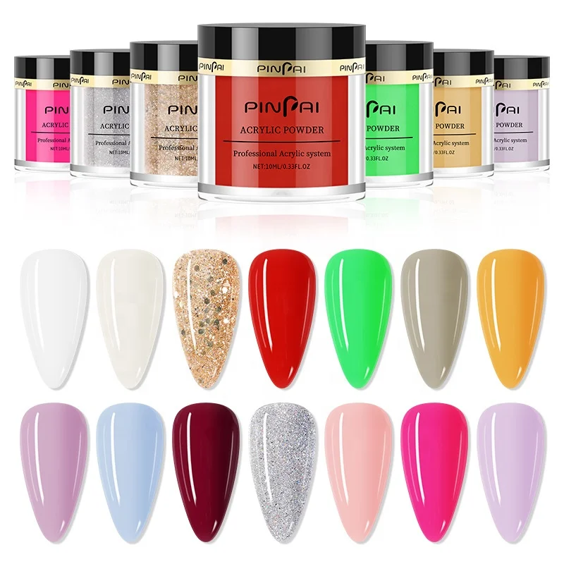 Crystal Clear Acrylic Nail Art Candy Glitter Set Diamond Mirror Bulk Colors Chrome Powder Nails Acrylic Powder