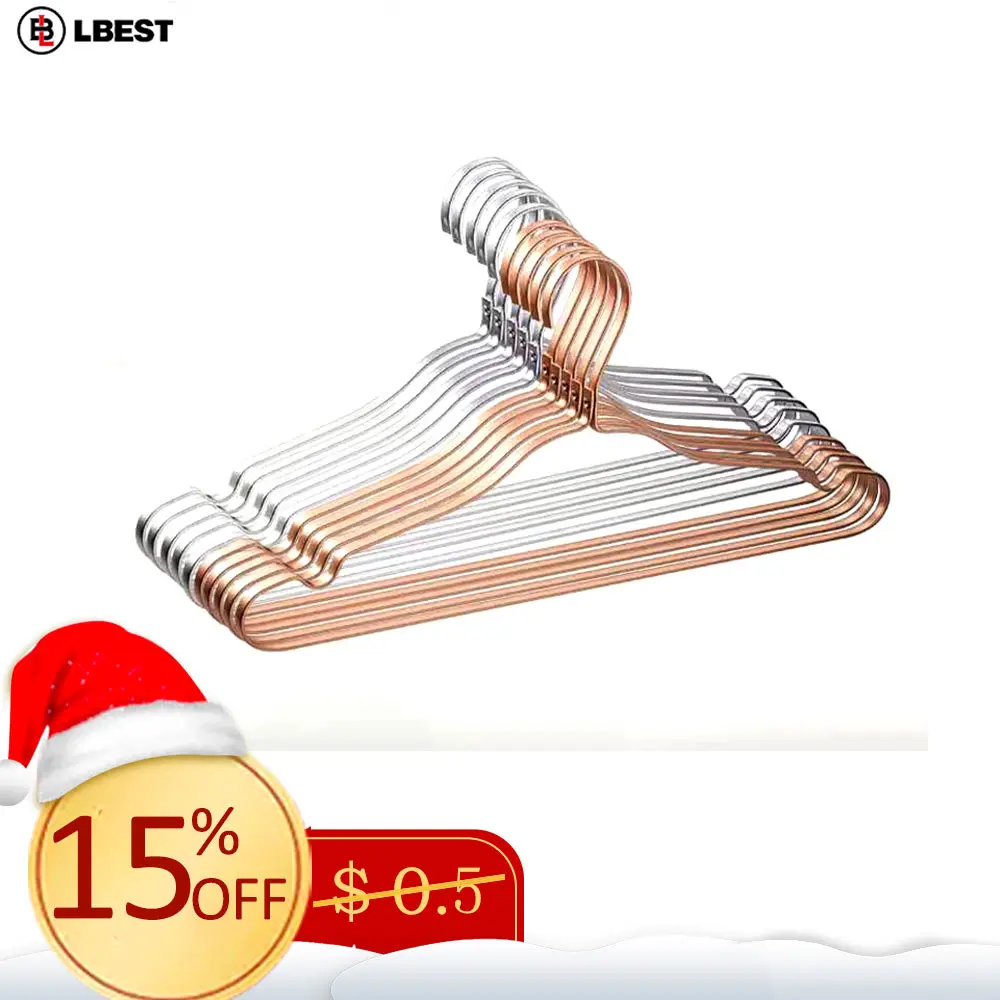 custom hangers luxury gold metal short garment clothes hangers wholesale