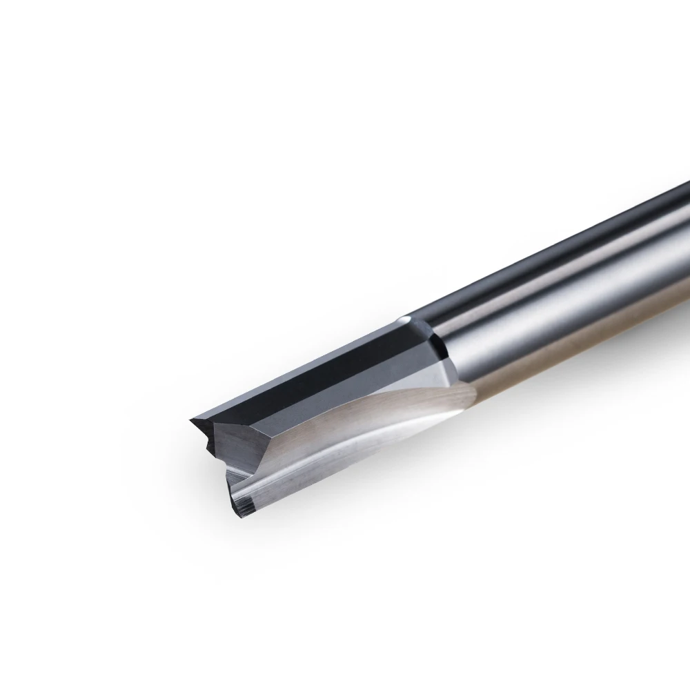 Manufacture Custom Solid Carbide Router Bits 2 Flutes Milling Cutter Grooving Straight End Mills for Wood