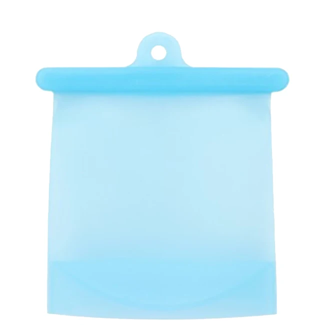 Factory Leakproof Silicone Bags Reusable Food Preservation Storage Bag Silicon for Vaccum Compressed Bag 1-3 Days Square