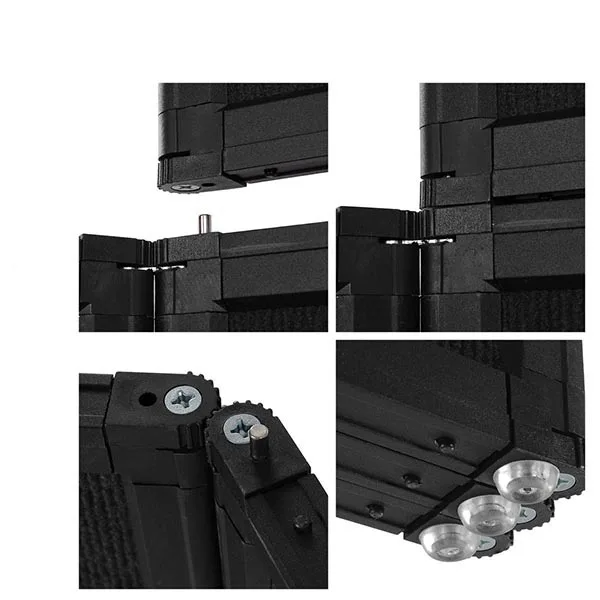 
Aluminum Black Folding Panel Adjustable Blue Red Color 