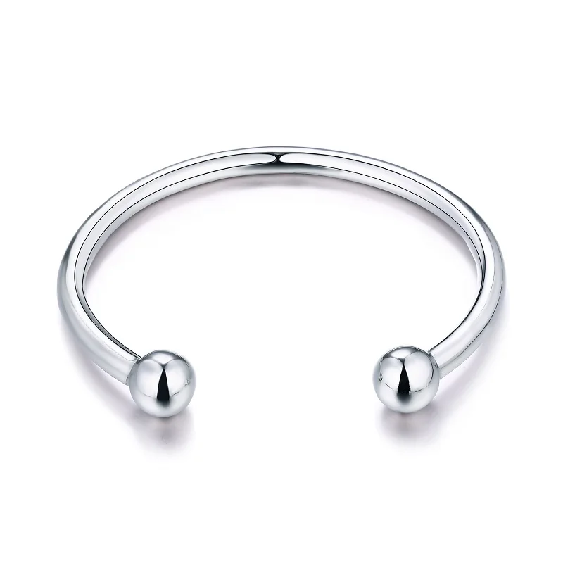 YFZX Original Designer 925 Sterling Silver Round Beads Bracelet Charms For Jewelry Accessories Making Kit Bulk Teenagers