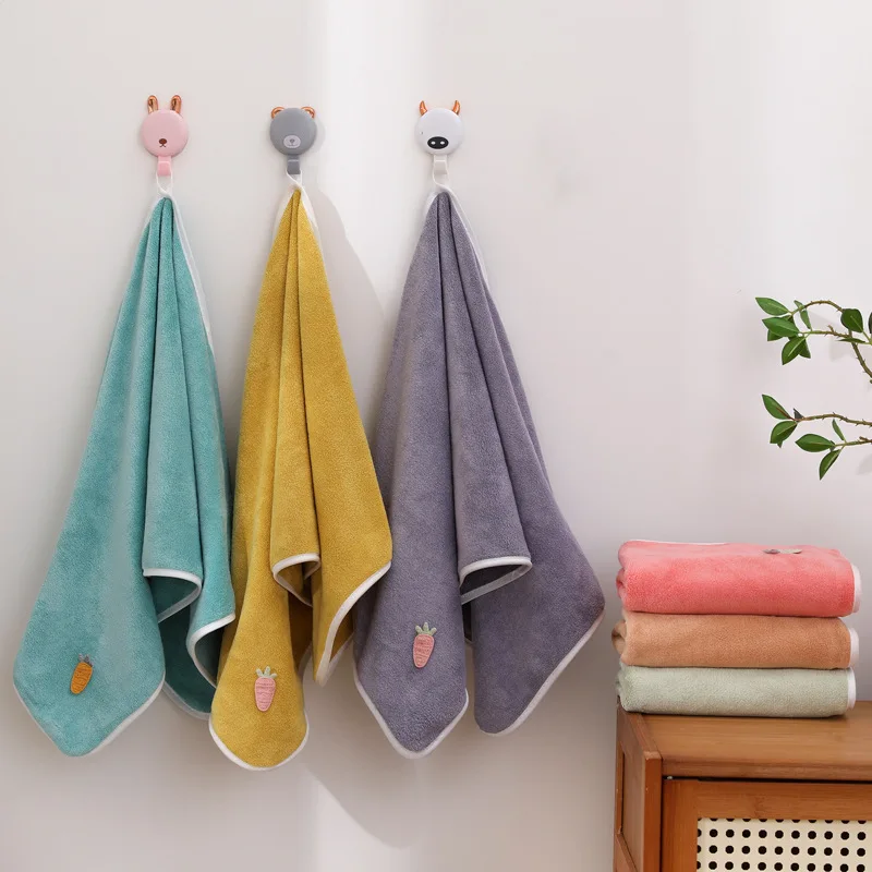 Wholesale Multi-Color Coral Velvet Multi-Functional Towels Towels For Adult Children Square Face Washcloth
