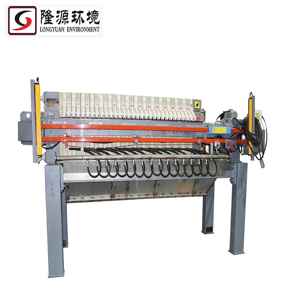 ZHEJIANG LONGYUAN Opening Automatic Chamber Membrane 236gb244  filter Press Filter Ceramic Dewatering Filter Press