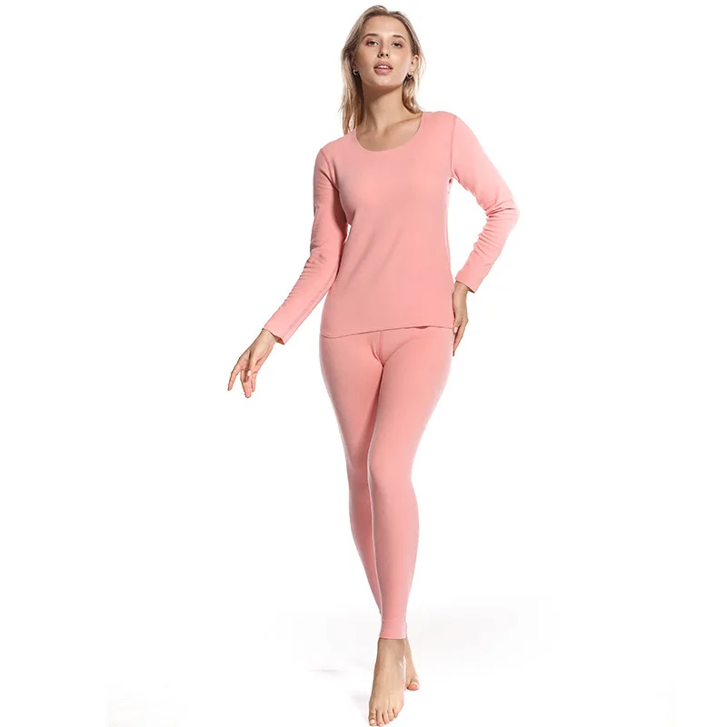 AI-MICH Wholesale Autumn Winter Theated Thermal Underwear Suit Inner Wear Underwear For Women Thermal Underwear Woman