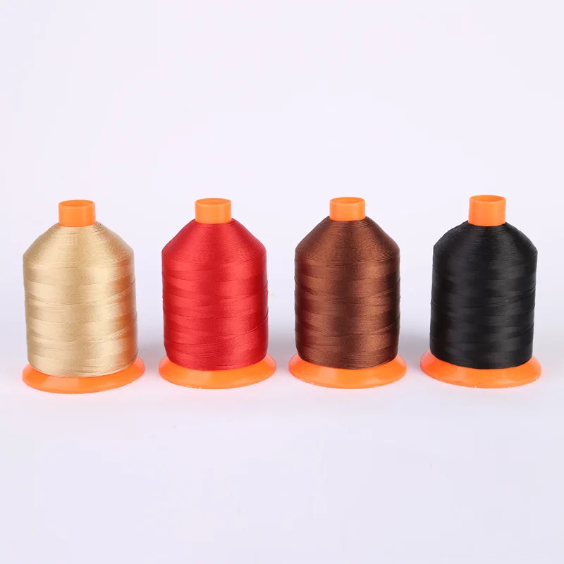 Colorful 100 staple spun polyester thread with high stretch and high quality in domestic