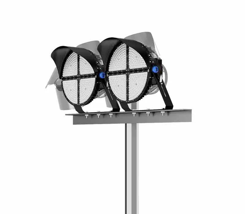 Professional IP66 LED Stadium Lights Multipurpose Aluminum Athletics Lighting 6500K Color Temperature ROHS & SAA Certified