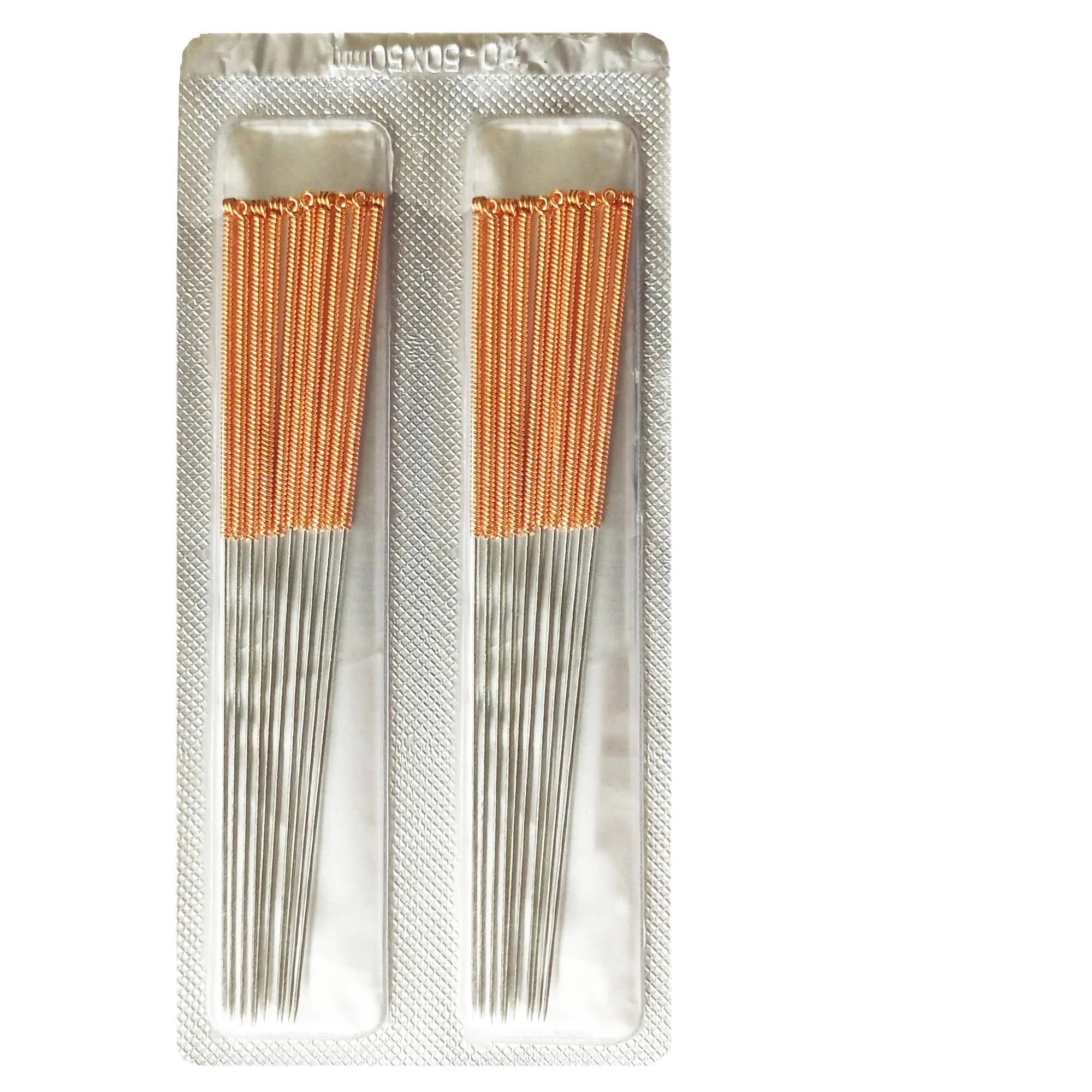 Acupuncture Needles Sterile Disposable  Aluminum Foil Medical 200pcs Copper Handle Factory Price Wholesale