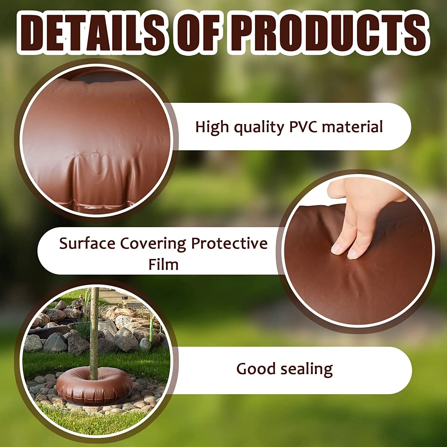 15 /20 Gallon Garden Plant Water Saving Irrigation Ring Automatic Tree Watering Ring for Slow Release Drip Irrigation System