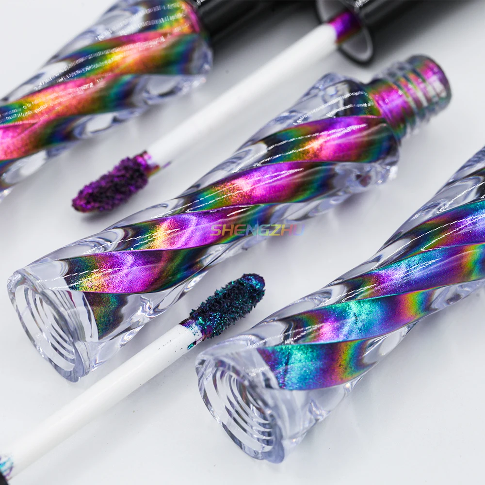 New liquid eyeshadow stick low MOQ cosmetic chameleon multichrome duochrome color shifting eyeshadow balm