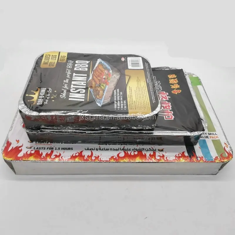 MIni Disposable Instant light ready to use portable bbq charcoal grill