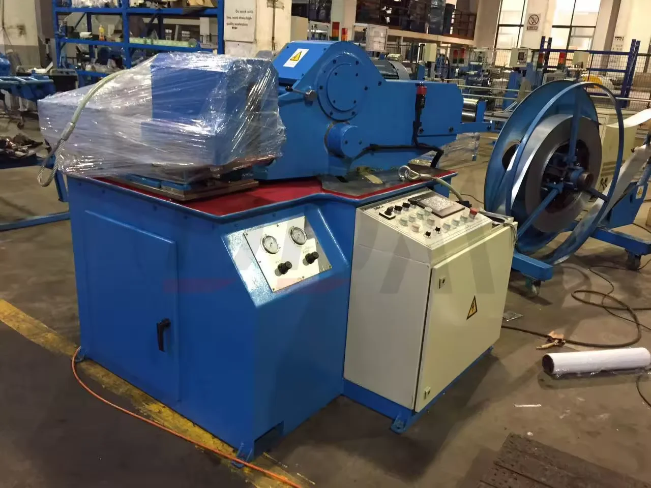 Factory Direct DDM Spiral Pipe Production Line Sheet Metal Spiral Tube Forming Making Machine