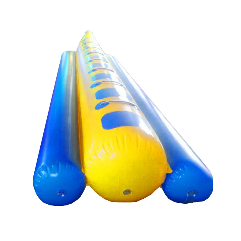 Inflatable water sport games banana boat 3-6 seaters double tube floating for Beach and Water Park