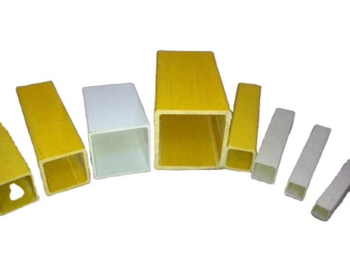 FRP Rectangular Pipe Fiberglass Rectangular Tube Structural Profile