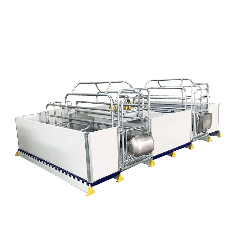 Good quality pens for sale designs with roof sow farrowing cage pvc partition panel hollow injection pen for pigs