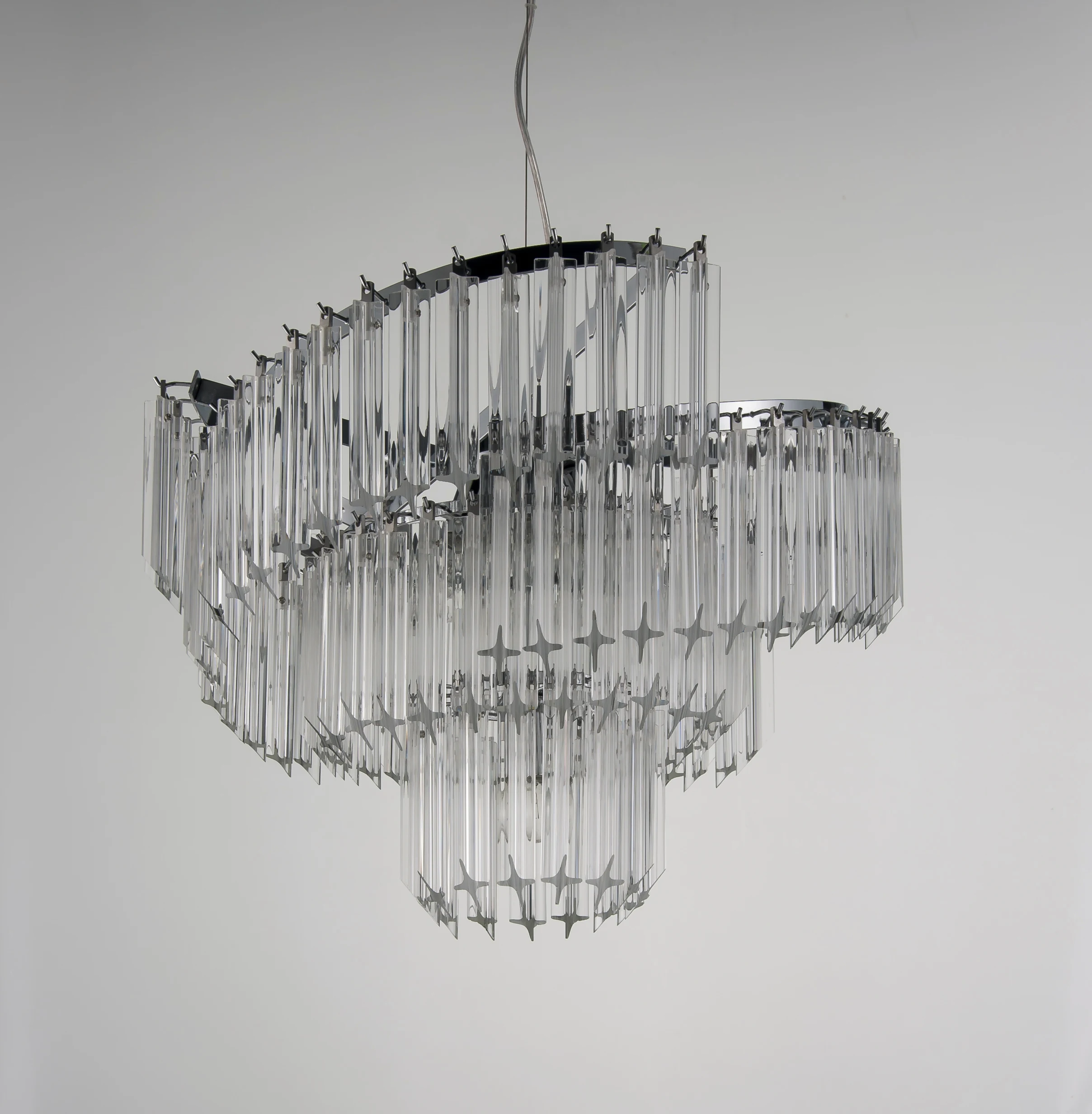 Resorts Customized High Quality Round Spiral Staircase Pendant Lamp