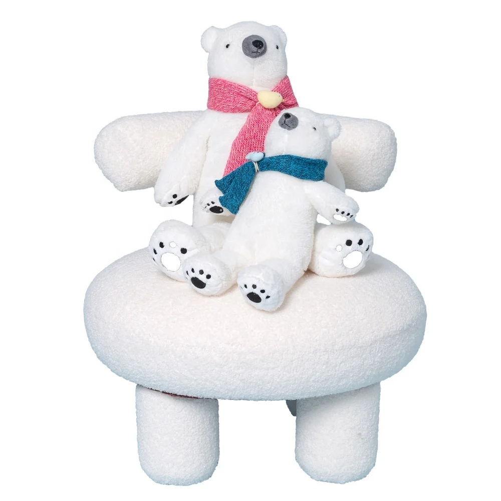 
OEM plush toys Manufacture plush toy customized seat bear toys animal cushion 