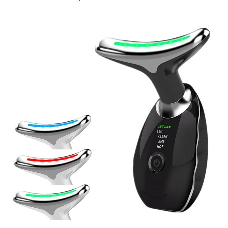 LANCHENG Crossing Explosion Model Home Beauty Neck Instrument Photon Skin Rejuvenation Face Import Massage Instrument