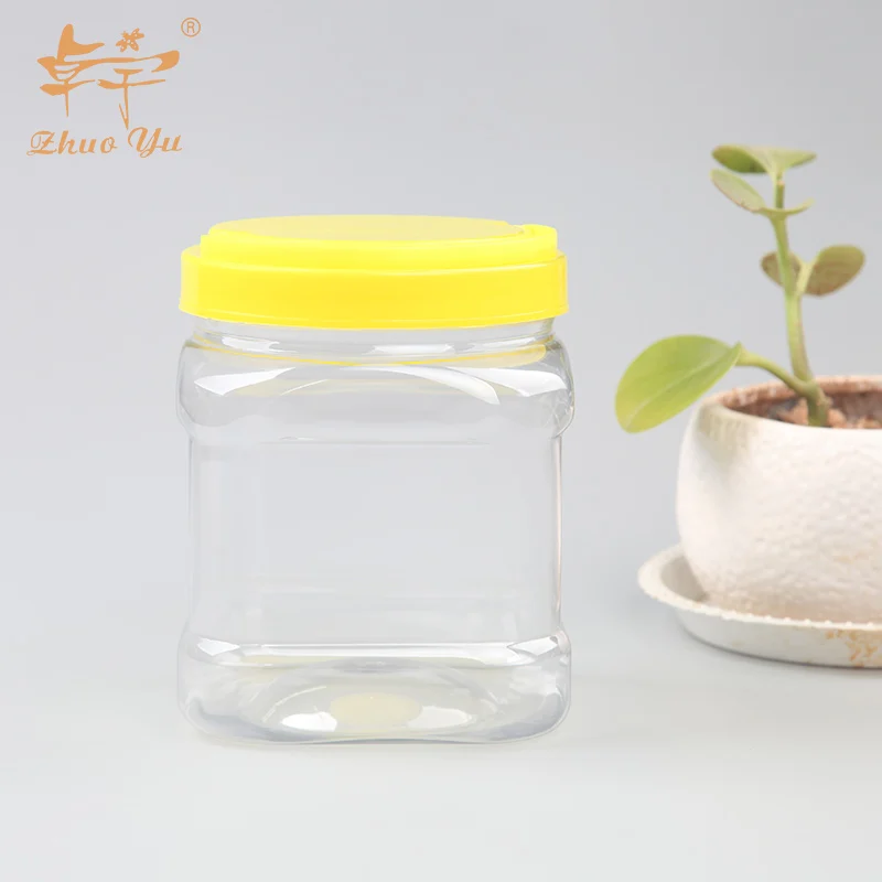 Food Grade Custom Shape Plastic Juice Container Bottle 500ml 1000ml 1500ml for Honey Cartoon Plastic Beverage Bottle Traps