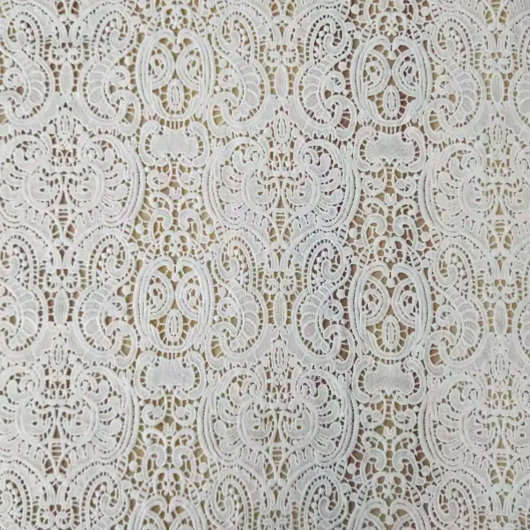 High Quality Fashion Embroidery Lace Pretty Home Textile Bedding Curtain Lace Fabric