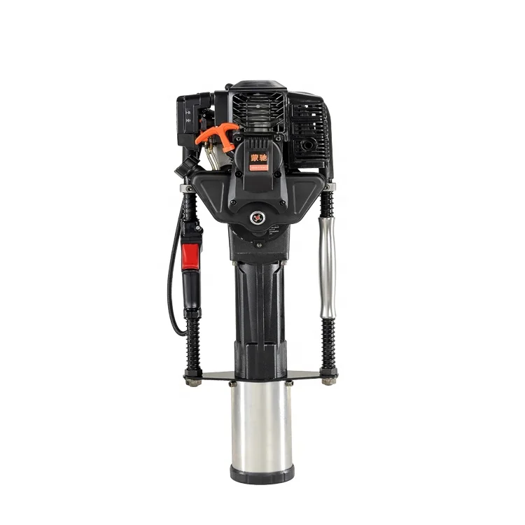 CE Approved Max Piling 100 mm Pile Driver Harbor Freight High Impact 52 cc Portable Petrol Gas Powered T Fence Post Driver