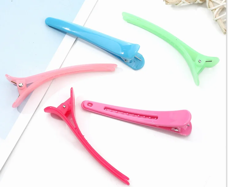 Hot popular custom lovely plastic duck teeth bows  personalized hair clip