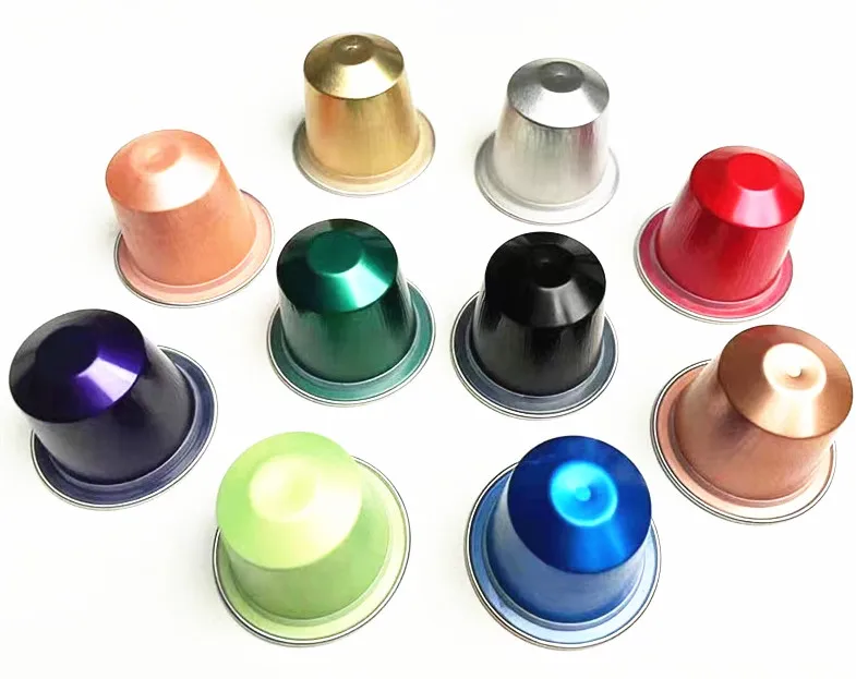2023  5g 15ml Nespresso Capsules Empty Coffee Capsule Aluminum Foil Lid Capsula De Cafe Storage Good Price