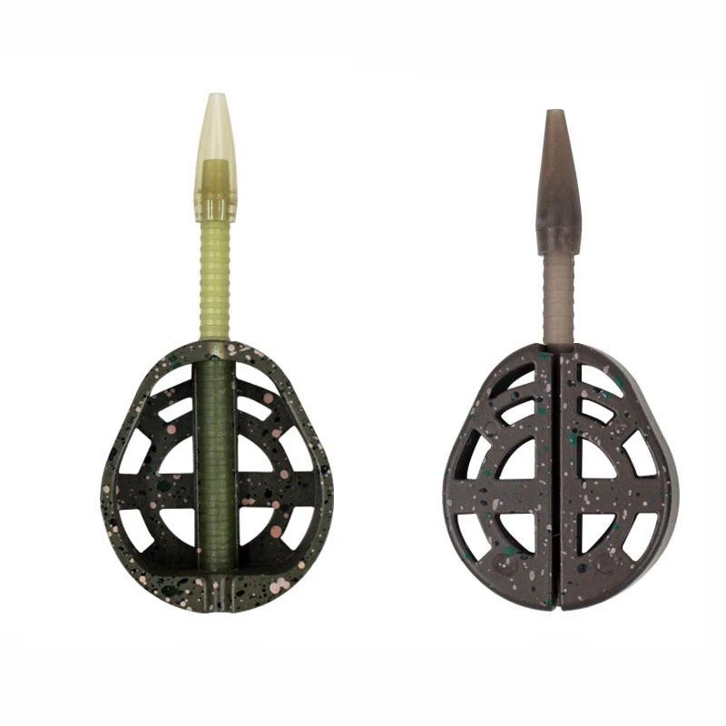 OEM 25g 35g Carp Fishing Feeder Durable Quick Release In-Line Flat Method Feeder and Bait for Carp Tackle  Accessories