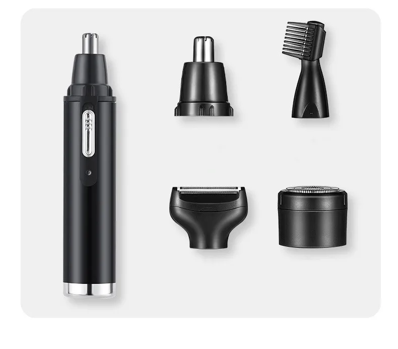 electric 4 in 1 rechargeable ear eyebrow shaver nose hair trimmer for men
