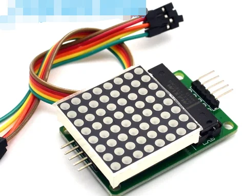 Точечный СВЕТОДИОДНЫЙ Матричный Модуль MAX7219, MCU светодиодный дисплей, модуль управления для интерфейса 5 В, выходной вход 8x8, общий катод